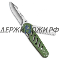 Нож Alpha CrossLock Shadow Green Buck складной B0183GRS